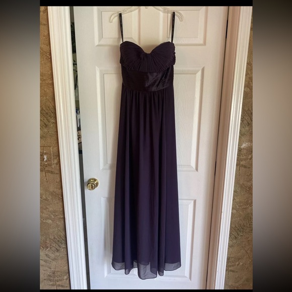 Bill Levkoff bridesmaid dress Purple Strapless - Picture 1 of 8